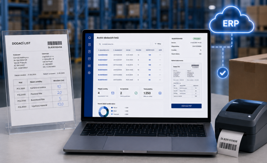 digitalizace dodacích listů accom