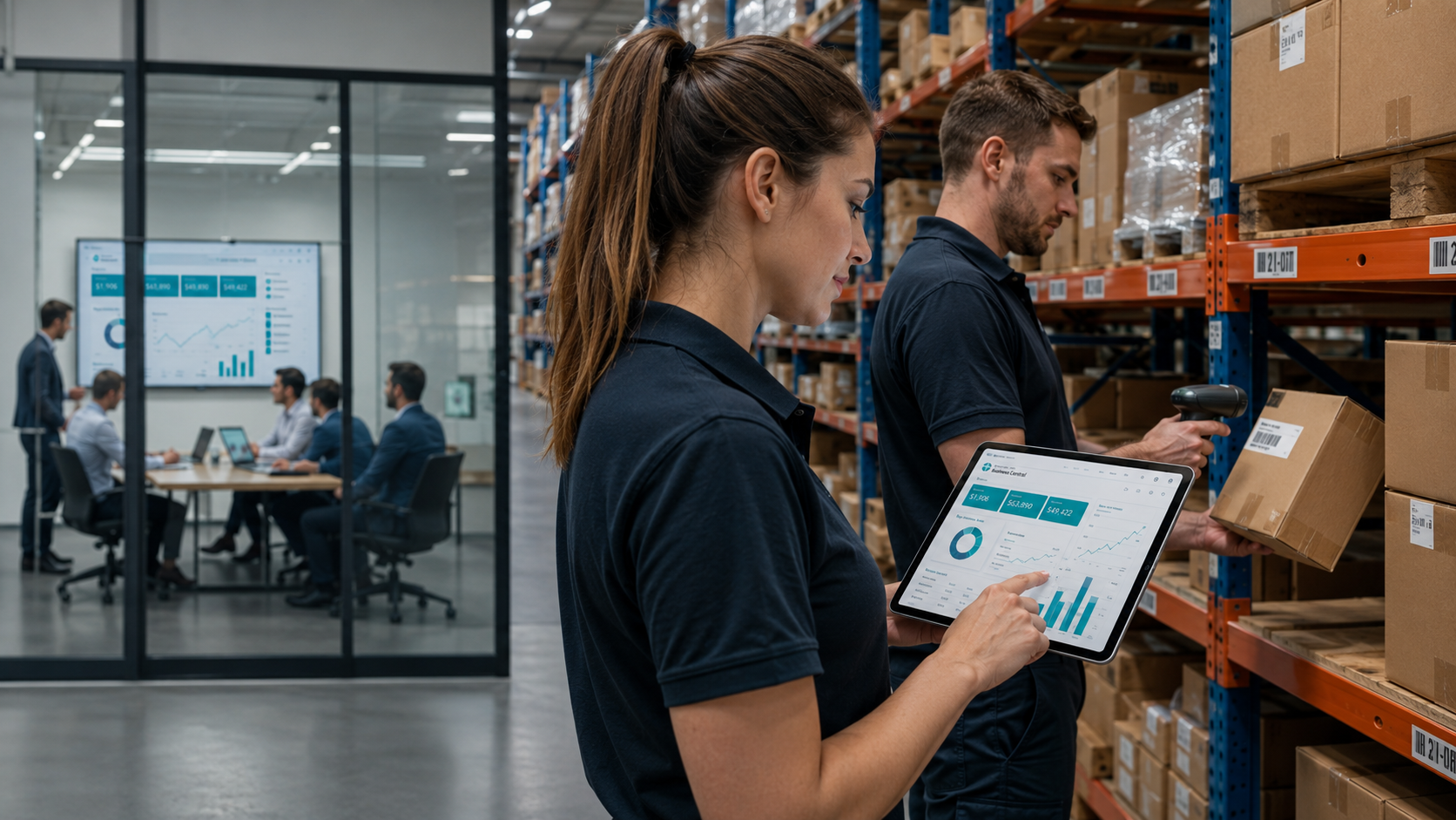 Business Central v provozu skladu a ERP procesů