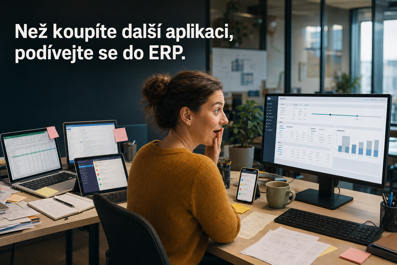 Nez koupite dalsi aplikaci, podivejte se do ERP