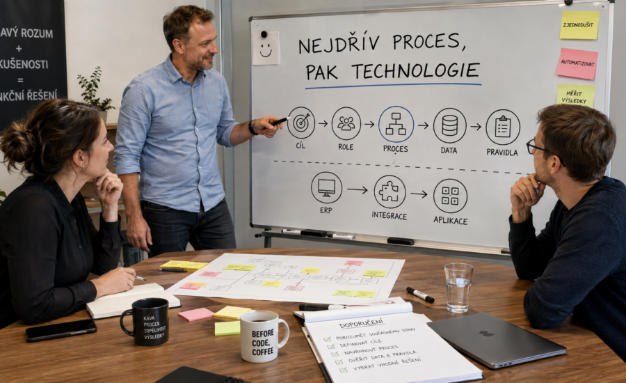 ERP poradenství pomáhá rozhodnout nejdřív proces a potom technologii