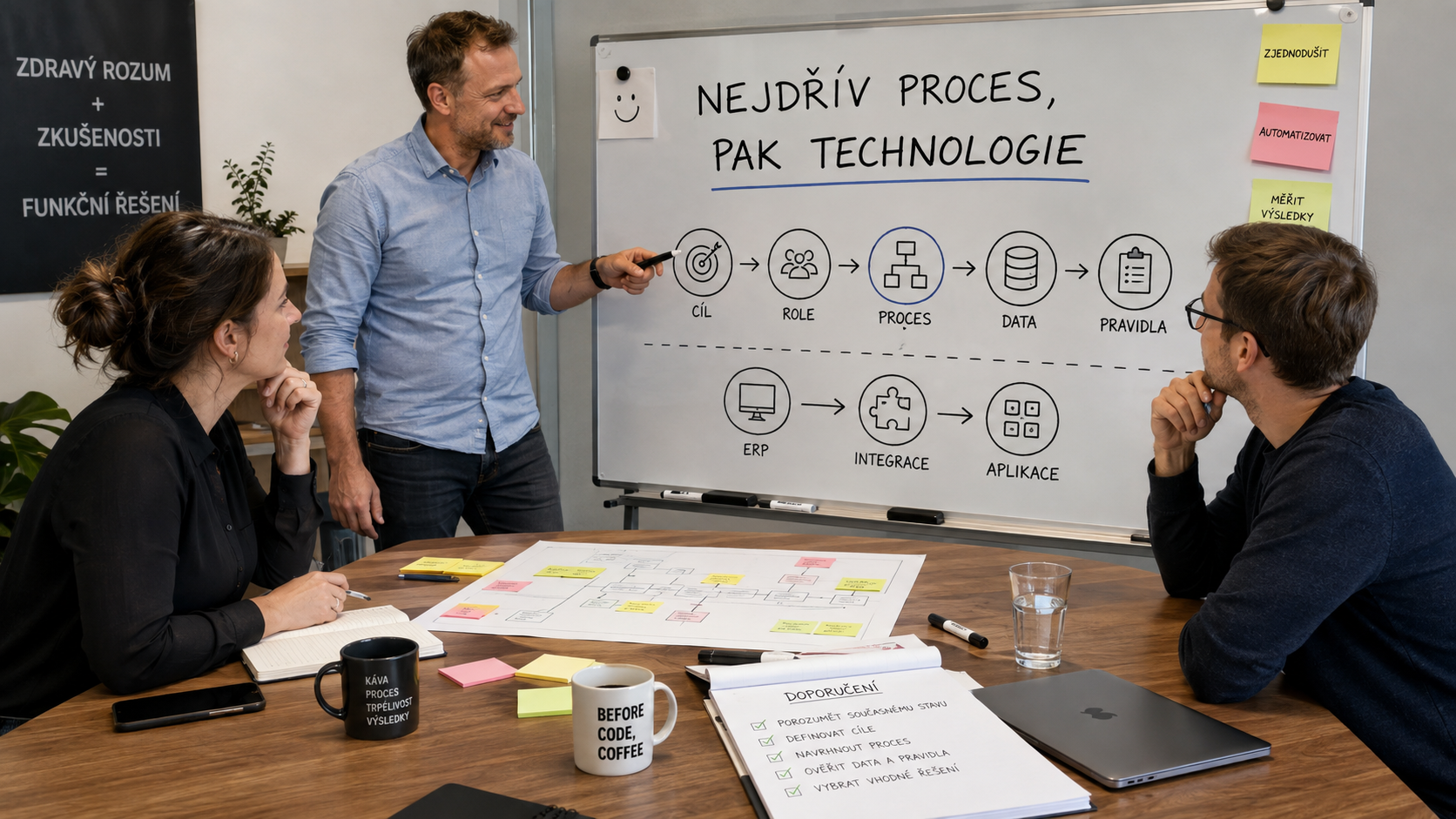 ERP poradenství pomáhá rozhodnout nejdřív proces a potom technologii