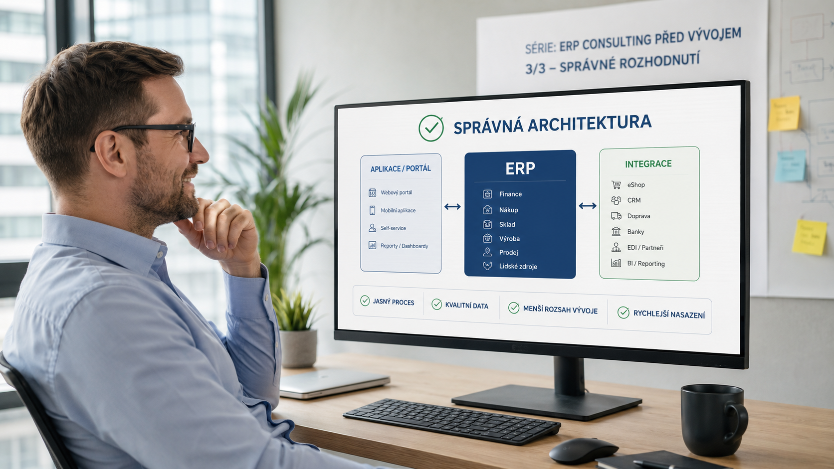 Správná architektura ERP aplikací a integrací po poradenské fázi